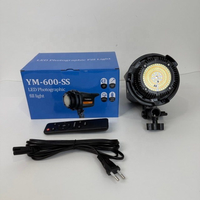 Continuous LED Video Light Body 100W Bowens Mount Studio Photography Lamp CRI 96 Stepless Dimming Wireless Remote