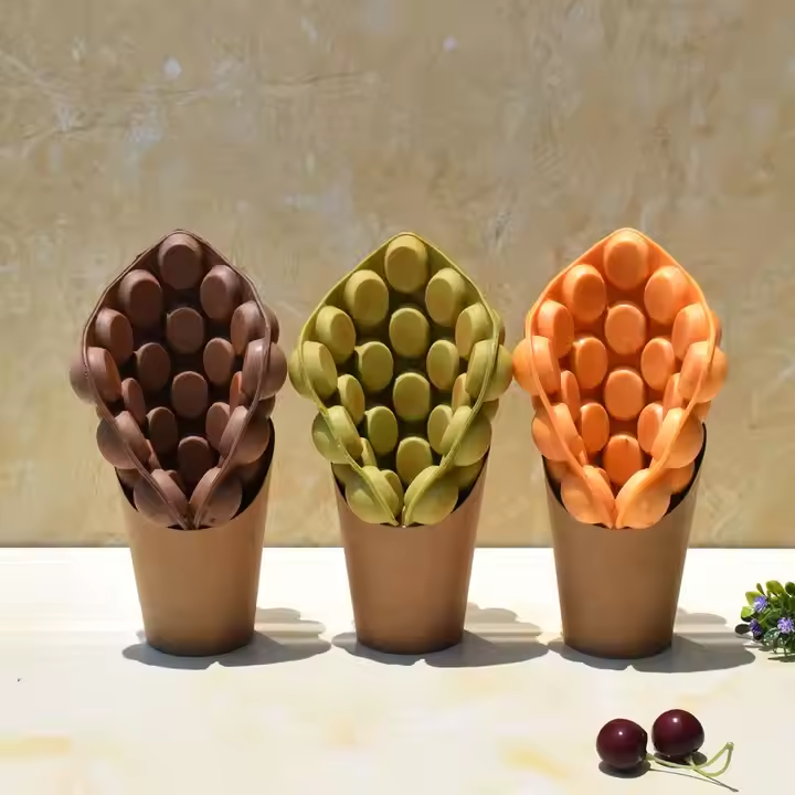Take Away Brown Kraft Eco Friendly Disposable Paper Cup Snack Food Grade Cup Chip French Fries Holder Fast Chicken Food Box