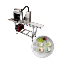 Printer Makanan Digital Otomatis Foodart Flatbed DTG Jet dengan Tinta Edible, Kecepatan 20m/menit, Resolusi 600dpi, Garansi 1 Tahun, Label Multicolor