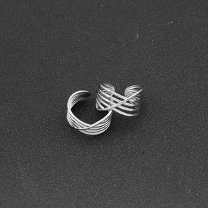 2026 Extremely Simple Style Open <b>Adjustable</b> <b>Ring</b> Popular Design Unisex's Stainless Steel <b>Rings</b> Fashionable Jewelry Wholesale - Product Image 3