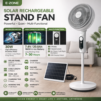 Ventilateur portable rechargeable mini avec lumières, port de charge, batterie LiFePO4, panneau solaire, répulsif anti-moustiques domestique et tue-insectes