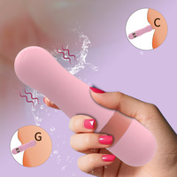 Odeco-Mini vibromasseur à baguette AV rechargeable par USB Super Soft Mini Bullet, masseur de vagin extra doux à 10 vitesses pour femmes, jouets sexuels