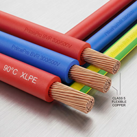 Câble d'alimentation isolé XLPE PrimePro BVR 300/500V, fil de cuivre multibrins flexible 1mm² 1,5mm² 2,5mm² 4mm² pour usage domestique