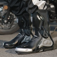 Bottes de moto Jiugu Lang, bottes Chopper toutes saisons, bottes de course professionnelles de protection pour le tourisme