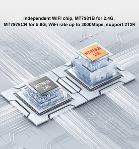 Routeur Mesh Wi-Fi 6 AX3000 Double Bande Gigabit Ethernet OpenWrt 802.11AX 2.4G/5G avec <span class=keywords><strong>Modem</strong></span> LTE <span class=keywords><strong>3000</strong></span> Mbps et Interface USB pour la Maison - Offre Spéciale - Product Image 6