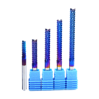 Fresadora de extremo de PCB de carburo sólido, 0,6 a 3.175mm, con recubrimiento de larga vida, Naco, mecanizado CNC, brocas de enrutador