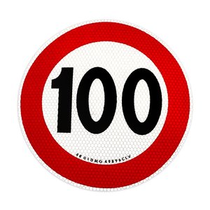 Pegatina de coche con límite de velocidad aprobado por la UE, juego de 100 piezas - Product Image 1