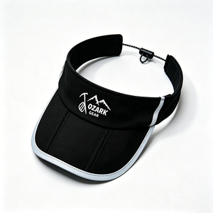 OUTDOOR UV SUN PROTECTION EMPTY TOP VISOR CAP, ADJUSTABLE BREATHABLE SPORTS PEAK <b>HAT</b> for RUNNING HIKING CYCLING GOLF - Product Image 3