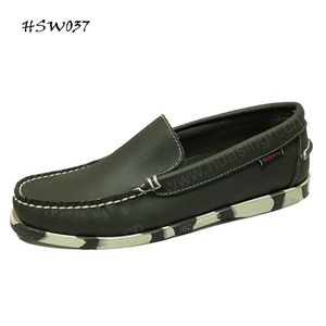 LXG,Portugal, chaussures de paresseux de couleur verte d'herbe à tirer pour hommes, meilleures ventes, semelle extérieure plate, chaussures à pois à vendre, HSW037 - Product Image 1