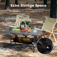 Table pliante professionnelle en aluminium, petite taille, mobilier de salle à manger d'extérieur, tables de camping fonctionnelles en fer