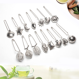 TEA02 vente en gros, diverses formes, boule à thé en acier inoxydable 304, infuseur, passoire à thé Durable, filtre avec poignée - Product Image 2