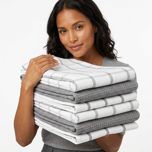 Serviettes de cuisine à séchage rapide en gros, chiffons à vaisselle légers et absorbants, serviettes de nettoyage pour usage domestique et commercial - Product Image 1