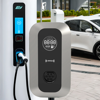 Nouvelle arrivée Chargeur EV AC Type 2 7KW OCPP 62196 Contrôle par application Wallbox mural intelligent avec câble fixe 32A