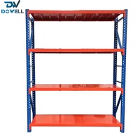 Étagère de stockage de rayonnage industriel Boltless de garage d'acier inoxydable d'entrepôt de niveau résistant 4