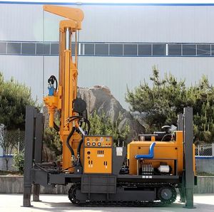 เครื่องเจาะบ่อน้ำแบบติดตั้งบนรถตีนตะขาบเหล็ก 180 เมตร จากโรงงาน ราคาโรงงาน ยังไม่มีรีวิว - Product Image 3