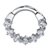 Anneau de nez, piercing sans couture, boucles d'oreilles en cartilage, bijoux, clip d'oreille, piercing de septum, bijoux fins, acier inoxydable 316, or 18 carats