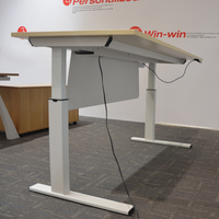 Bureau de travail électrique réglable en hauteur avec système de levage motorisé, bureau élévateur, bureau debout, bureau d'ordinateur