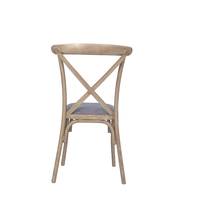 Chaise de restaurant moderne en gros pour événements, mobilier de restaurant, chaise de salle à manger à dossier croisé, chaise de café vintage, chaise de mariage populaire
