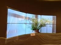 Pantalla OLED Curva Flexible 4K para Video Wall, Señalización OLED Curva para Exposiciones Comerciales