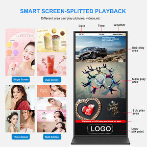 Interactive LCD Kiosk <strong>Touch</strong> <strong>Screen</strong> Monitor Display for Engaging Video Ads in Various Commercial Spaces with SDK <strong>Function</strong> - Product Image 4