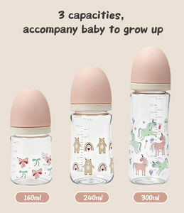 OEM ODM BPAフリーPP哺乳瓶,高品質ワイドネック漫画パターン8oz/240ml容量0-12ヶ月 - Product Image 6