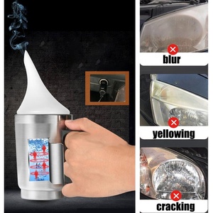 <span class=keywords><strong>Kit</strong></span> de reparación de taza atomizadora para restauración de <span class=keywords><strong>faros</strong></span> automotrices, juego de pulido de productos químicos de polímero líquido - Product Image 5