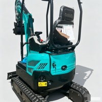 Mini-chargeuse sur chenilles d'occasion Rongyixin, benne 1050x730x730mm, pompe hydraulique Eaton, moteur de marque réputée, 500kg, garantie 2 ans
