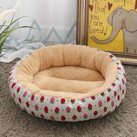 Coussin doux et Long en peluche, meilleur confortable, automne, hiver, meubles ronds, lit pour animaux de compagnie, produits pour animaux de compagnie, accessoires pour lits de chats