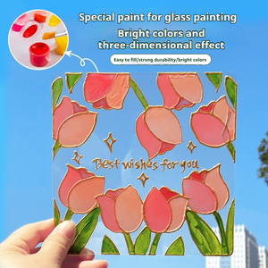 21 adet SET akrilik boyama DIY el çizilmiş akrilik panel boyama seti, malzeme paketi, sanat boyama el yapımı aktivite - Product Image 2