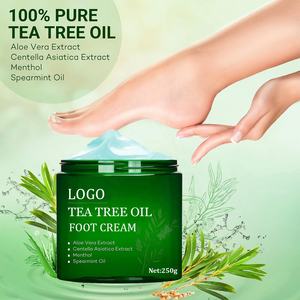 Crema para Pies con Aceite de Árbol de Té, Marca Privada OEM Personalizada al por Mayor, Hidrata, Suaviza y Acondiciona los Pies Secos y Agrietados - Product Image 4