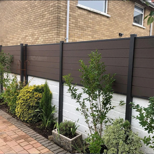 Custom Fireproof <strong>Wood</strong> <strong>Fence</strong> <strong>Wood</strong> Panels Outdoor Garden <strong>Fence</strong> Trellis Garden WPC Panel <strong>Fence</strong> For Outdoor - Product Image 6
