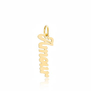 Charm pendentif Design Amour plaqué or Turc fait à la main Trendy Fashion Bijoux en argent sterling 925 - Product Image 2