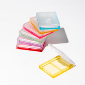 Paleta de sombras de ojos de dos rejillas Forma cuadrada Sombra de ojos vacía Contenedor de colorete compacto - Product Image 1