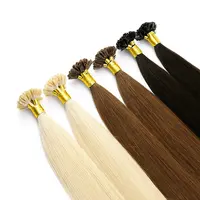 Extensions de Cheveux Bouclés U-Tip Personnalisés pour Fille, Kératine Humaine Pré-Collées