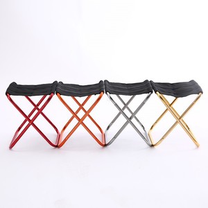 Silla de pesca Ly, taburete plegable de aleación de aluminio, asiento plegable ligero y compacto portátil para exteriores de 25cm para acampar y pescar - Product Image 2