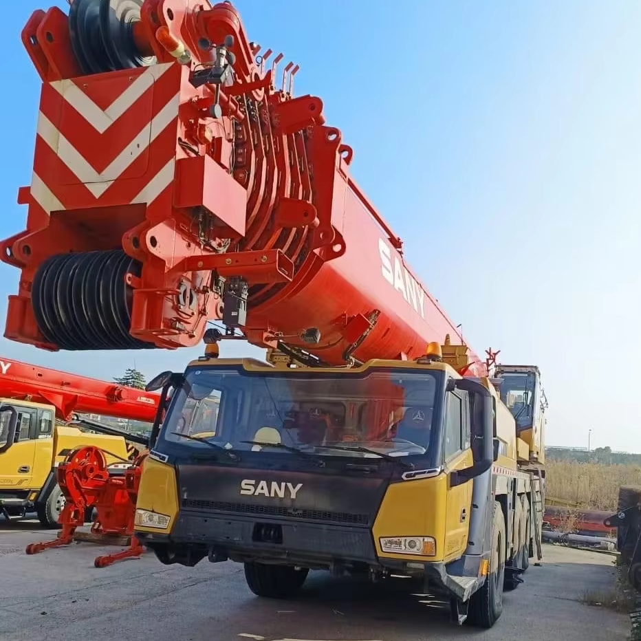 Для Sany Высокое качество 220 тонн STC2200 модель автокрана б/у строительная техника с сердечником двигателя для продажи