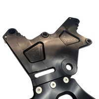 Pièces en alliage d'aluminium usinées CNC, support de frein à double étrier en alliage d'aluminium personnalisé pour motos électriques