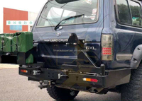 Barre de protection arrière 2025 pour Land Cruiser LC80, en acier, sans pare-chocs avant, accessoires tout-terrain