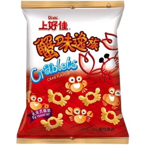 Snacks exotiques en gros <span class=keywords><strong>Chips</strong></span> de pommes de terre salées cuites au four Snacks gonflés Bâtonnets de crabe semi-mous Sachet de 60g - Product Image 4