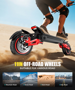 Scooter Eléctrico J15, Motor de 1600W, 31 MPH, 48V 18AH, Llantas Neumáticas Todoterreno de 11 Pulgadas, Frenos de Disco Dobles, Plegable, SJ15MAX, Scooters Lectriq - Product Image 3