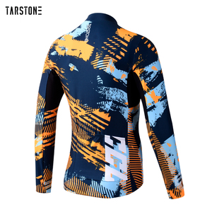 Giacca Termica <span class=keywords><strong>Invernale</strong></span> da <span class=keywords><strong>Ciclismo</strong></span> Tarstone per Uomo, Manica Lunga, Antivento, Calda, per Bicicletta - Product Image 2