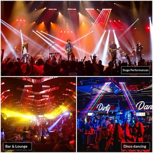 Barre lumineuse LED stroboscopique à double face 6Eyes 40W, tête rotative colorée, faisceau lumineux de scène, contrôle du son, <span class=keywords><strong>DJ</strong></span> automatique - Product Image 4