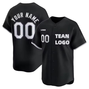 Chemises à Boutons pour Hommes, Style Baseball, Manches Courtes, Hipster, Hip Hop, Jersey de Baseball - Product Image 1