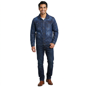 Hot New Professional Vestes en jean pour hommes de haute qualité Respirant et style High Street pour l'hiver avec service OEM - Product Image 1