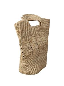 กระเป๋าสานราฟเฟียสุดหรู ทำมือ สำหรับฤดูร้อน ชายหาด ท่องเที่ยว วันหยุด - Product Image 5
