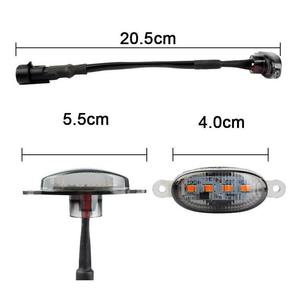4 pièces, feux de calandre universels pour voiture, feux de jour à LED, feux de brouillard jaunes et blancs - Product Image 3