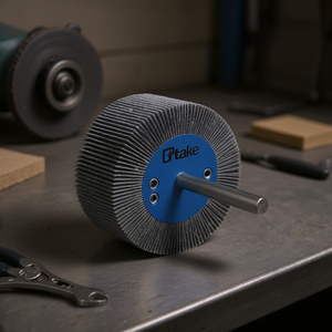 แผ่นขัดเซอร์โคเนียแบบแผ่นกลม ขนาด 40x20 มม. แกน 6 มม. ความละเอียด 120 กริต สำหรับงานเจียร - Product Image 3