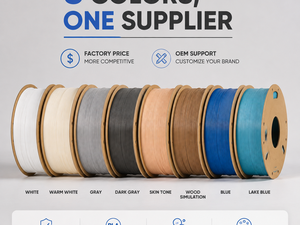 Filamento PLA para Impresora 3D, 1.75mm, Juego de 8 Colores, Tono Piel y Madera, para Bambu Lab Creality, Venta al Por Mayor de Fábrica - Product Image 6