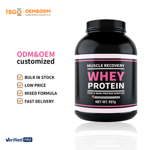 TBG OEM/ODM Gold Standard 100% Polvo de proteína de suero Muscle Mass BCAA Nutrición deportiva Adulto 2 libras - Product Image 1