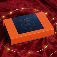 Boîtes cadeaux en papier de luxe pour rouge à lèvres, emballage cosmétique rigide en EVA avec logo personnalisé en relief et laminage mat, vente en gros